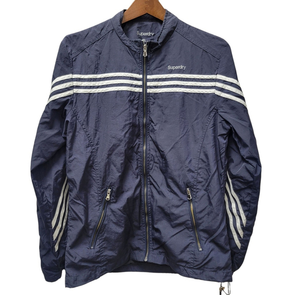 Superdry Women's Full-Zip Windbreaker Lined Jacket Size XL Excellent Condition - Picture 1 of 6